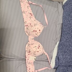 Lucky Brand Pink Floral Bra